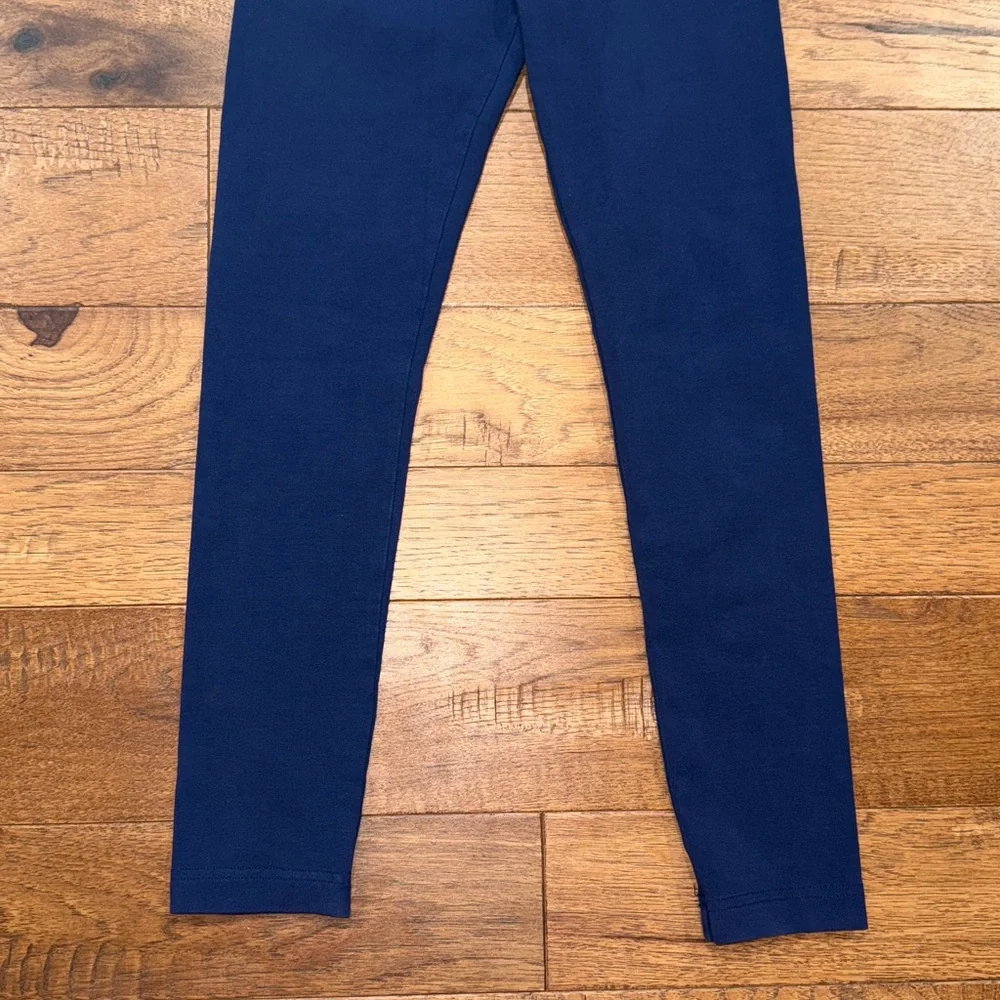 Hanna Andersson Girls Leggings - Size US 10 | 140 cm - Navy Blue